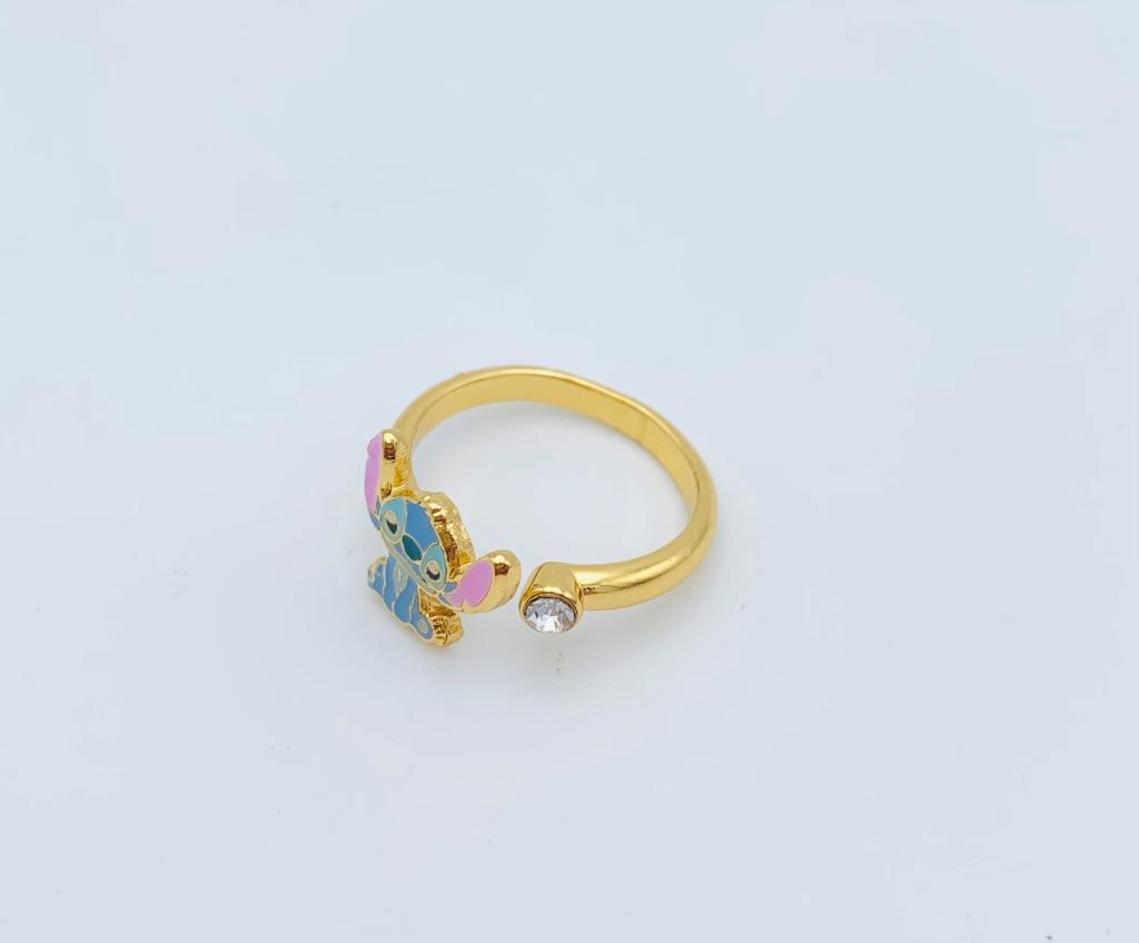 STITCH - Adjustable Ring - Plated Brass