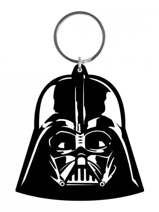 STAR WARS - Rubber Keyring - Darth Vader 6 Cm