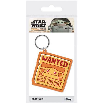 THE MANDALORIAN - Grougu Wanted - Rubber Keychain