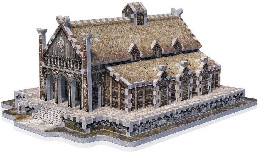 LORD OF THE RINGS - Puzzle 3D - Golden Hall - 445 Pces