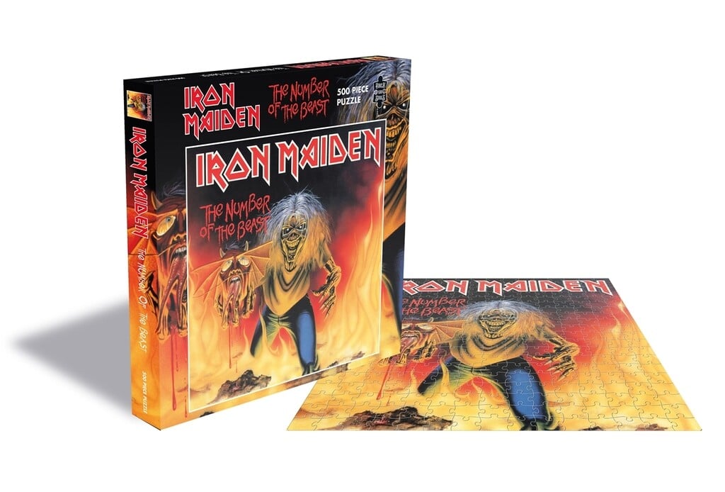 IRON MAIDEN - Number Of The Beast Single - Album Puzzle 500P 41x41cm