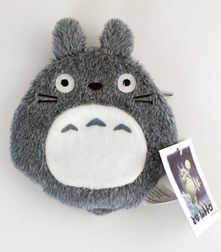 STUDIO GHIBLI - Coin Purse Totoro Plush Grey - 12 cm