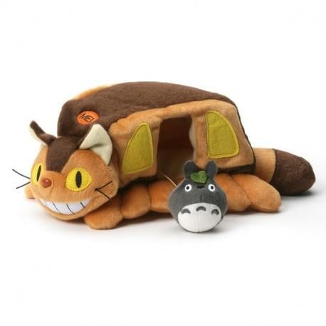 STUDIO GHIBLI - Totoro Plush - Catbus House - 24cm