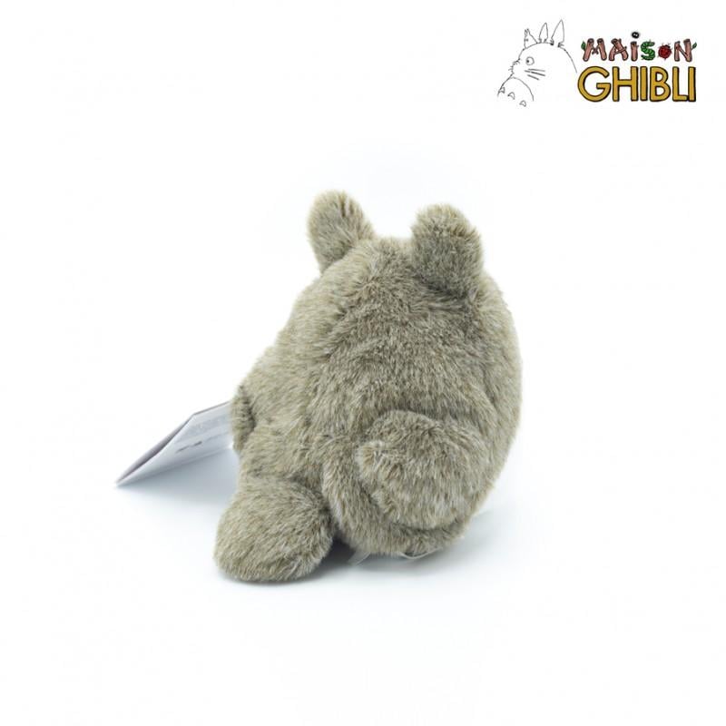 MY NEIGHBOR TOTORO - Grey Totoro Lying Down - Fluffy Beanbag Plush 7cm