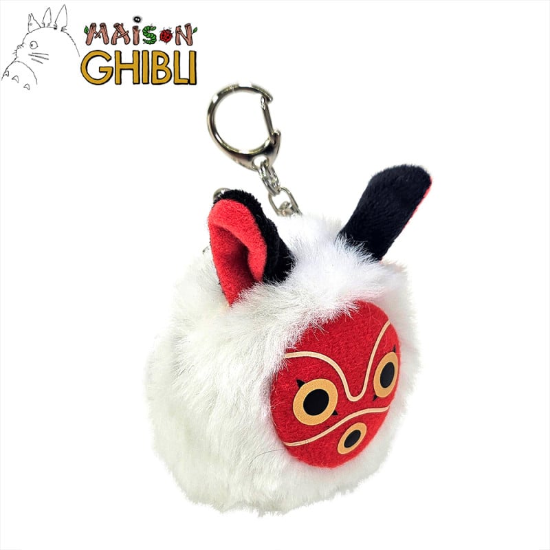 PRINCESS MONONOKE - San's Mask - Fuwafuwa Mini purse 6.5cm