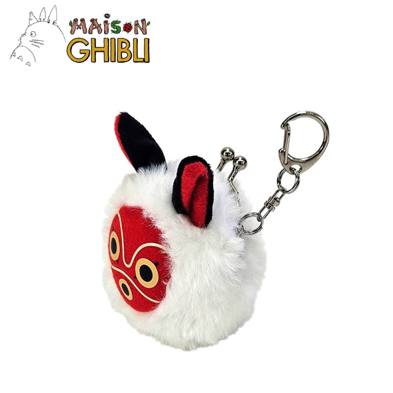 PRINCESS MONONOKE - San's Mask - Fuwafuwa Mini purse 6.5cm