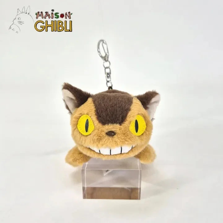 MY NEIGHBOR TOTORO - Catbus - Plush Keychain Nakayoshi