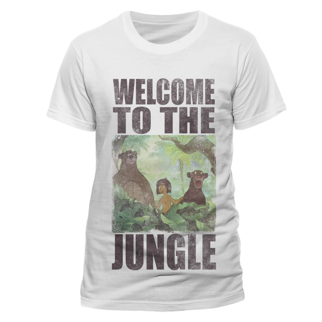 JUNGLE BOOK - T-Shirt IN A TUBE- Welcome to the Jungle (M)