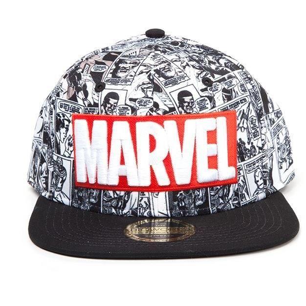 MARVEL - Snapback - Classic Logo Red & White