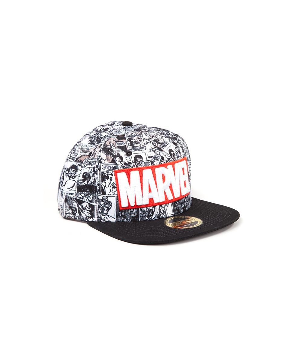 MARVEL - Snapback - Classic Logo Red & White