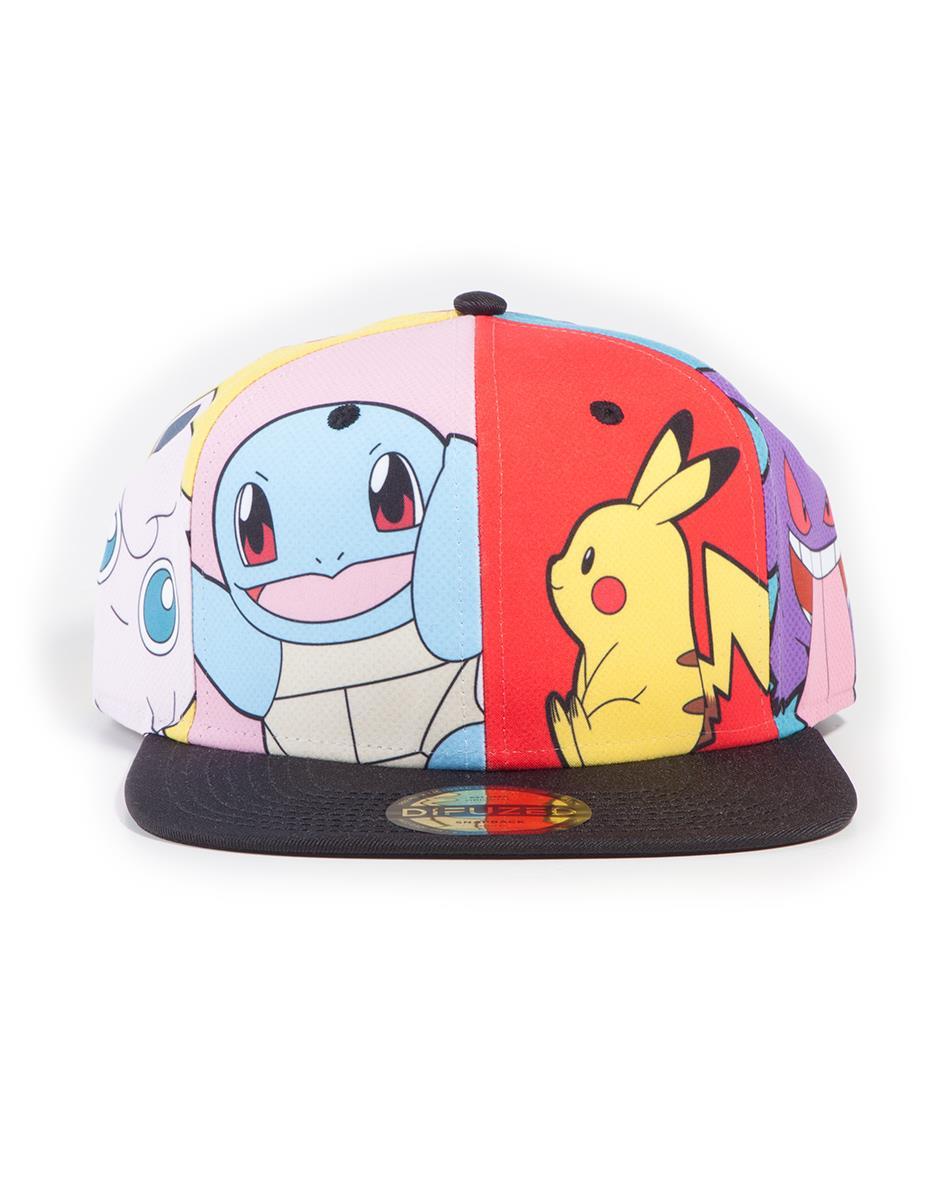 POKEMON - Multi Pop Art - Snapback Cap