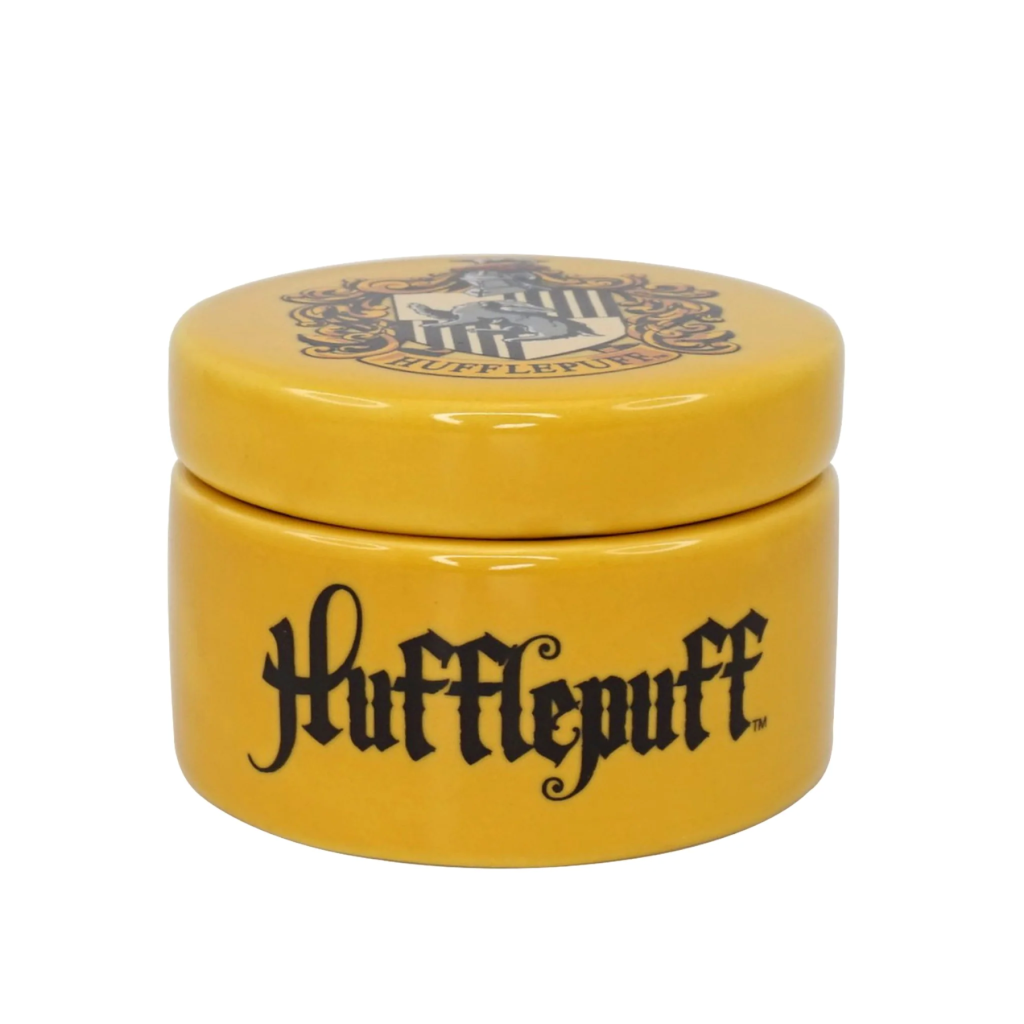 HARRY POTTER - Hufflepuff - Ceramic Round Box