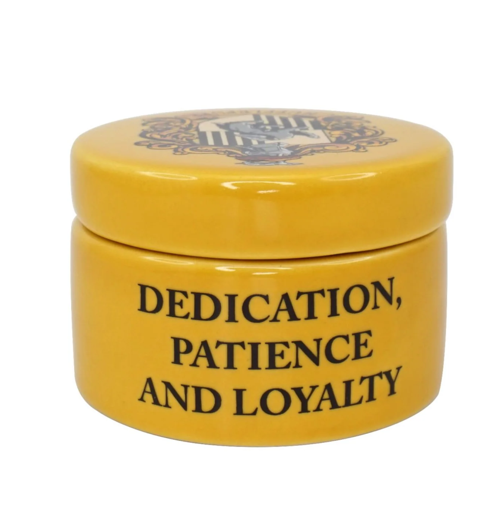 HARRY POTTER - Hufflepuff - Ceramic Round Box