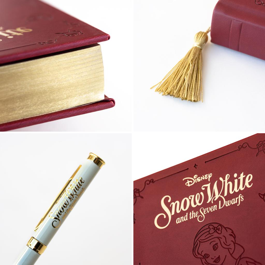 SNOW WHITE - Gift Box A5 Premium Notebook + Pen