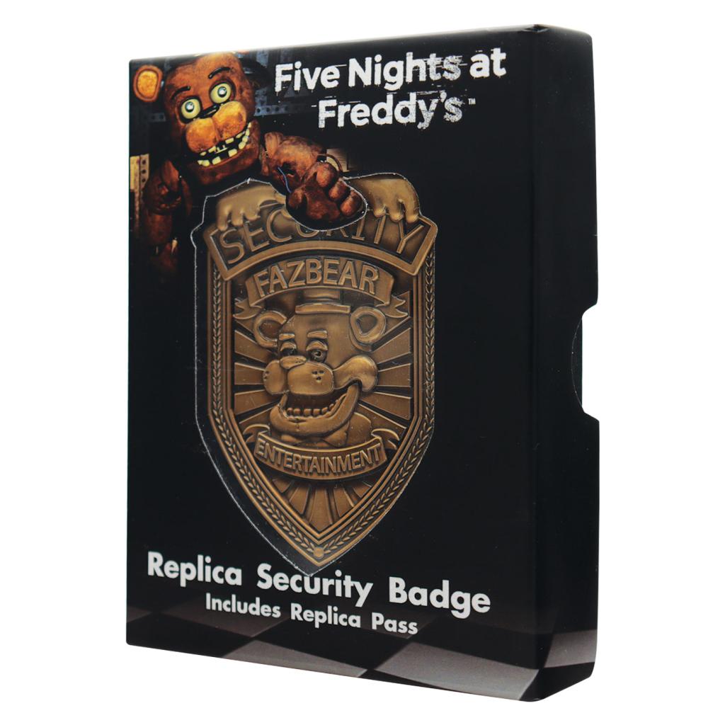 FIVE NIGHTS AT FREDDY'S - Replica Security Badge - Limited Edition