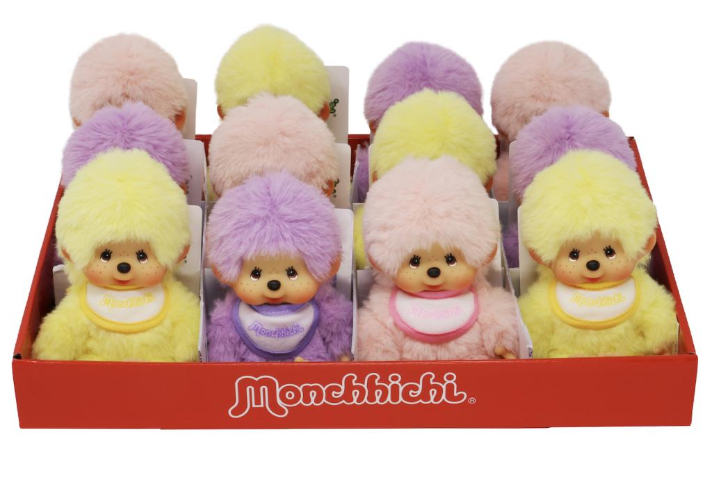 MONCHHICHI - Micro Pastel 14 cm - BOX 12 pcs