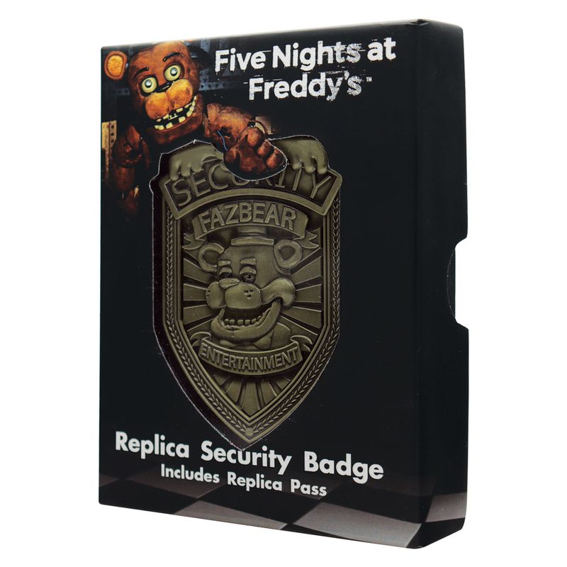 FNAF - Security Badge - Replica Limited Edition "Antique Brass Edi."