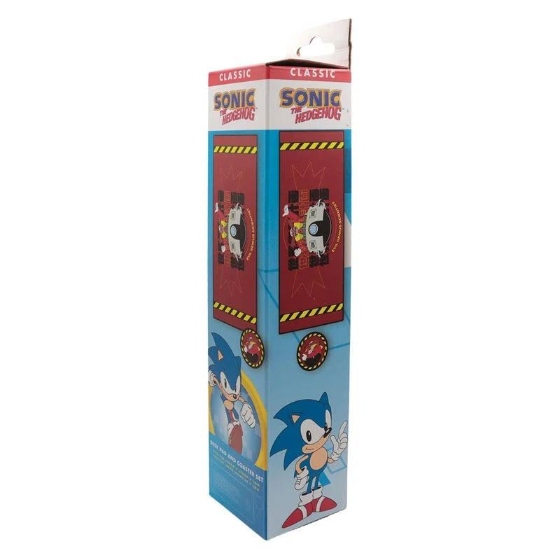 SONIC - Dr. Eggman - XL Desktop Mat + 1 Coaster
