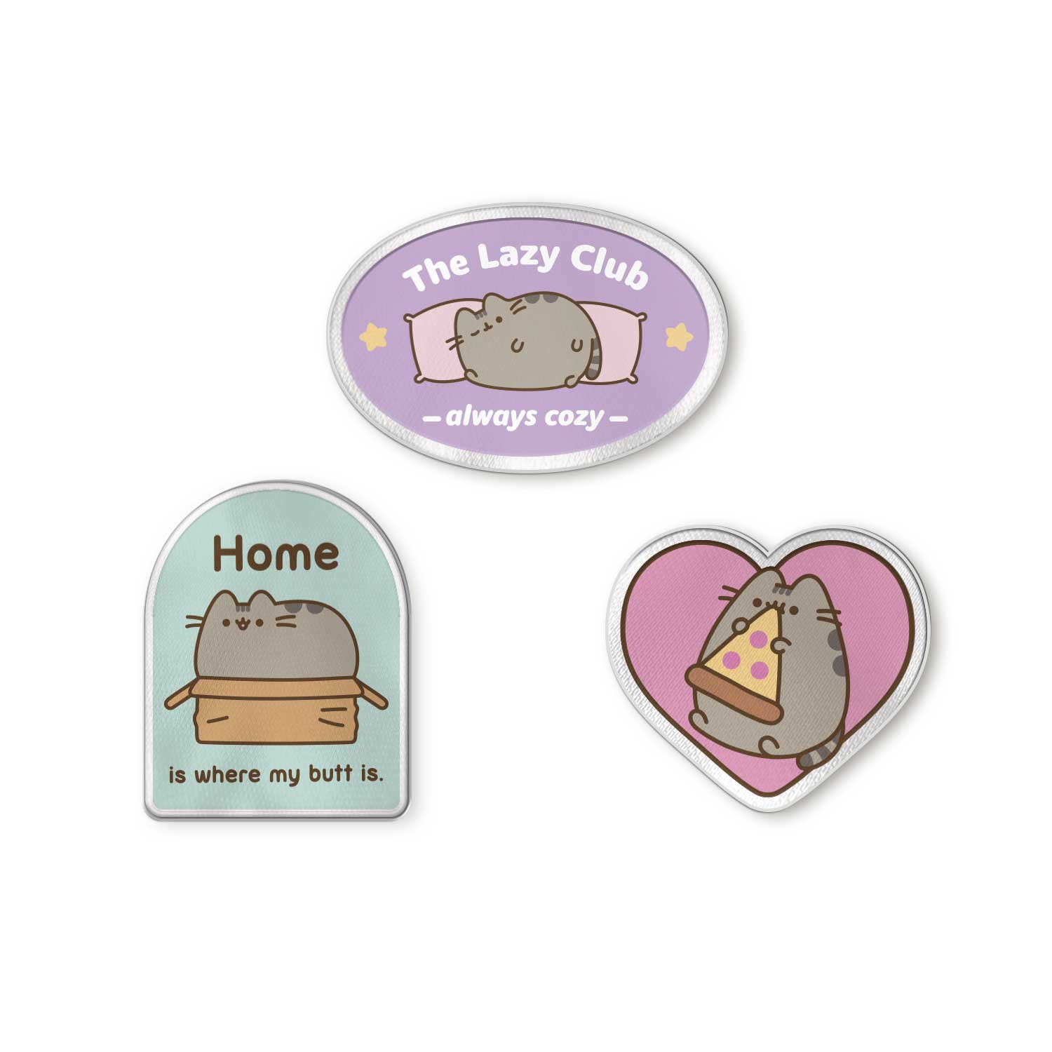 PUSHEEN - Set of 3 Iron-on Patch