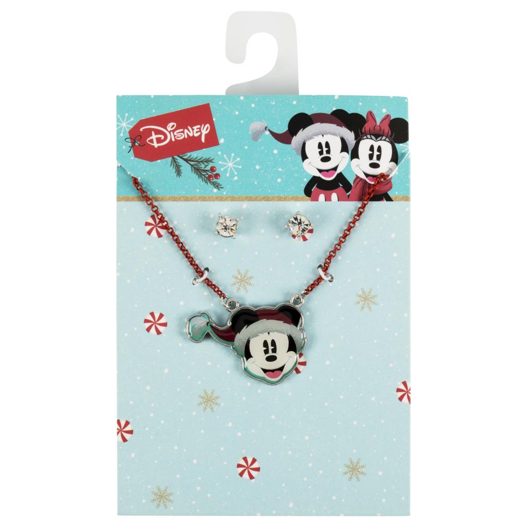 MICKEY - Xmas Set - Necklace + Pair of Stud Earrings