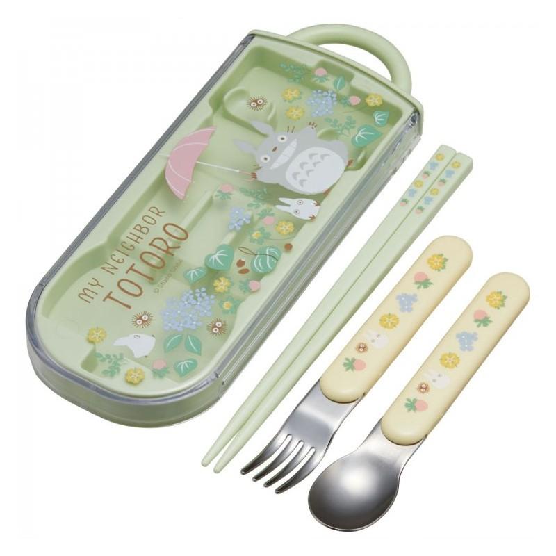 STUDIO GHIBLI - My neighbor Totoro - Chopstick spoon and fork set