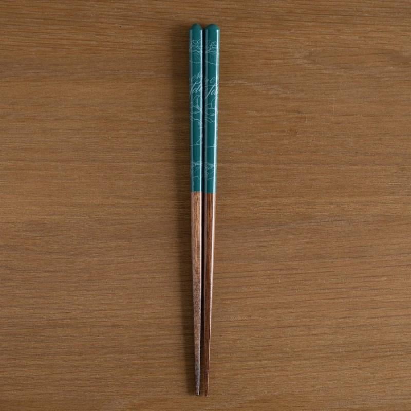 MY NEIGHBOR TOTORO - Dark Green Sketches - Lacquered Chopstick 21cm