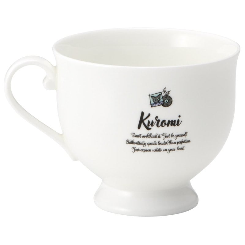 HELLO KITTY - Kuromi - Cup and saucer "Bone China" 240ml
