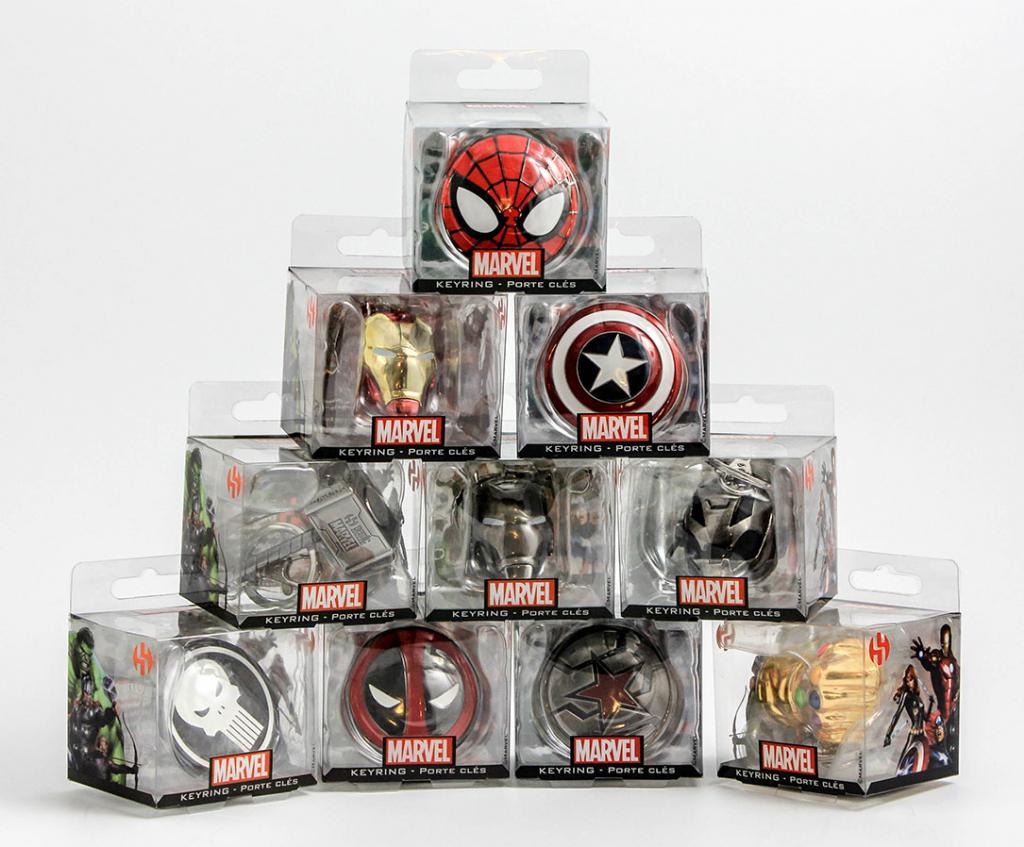 MARVEL - 3D Metal Keychain Blister Box - Thor Hammer