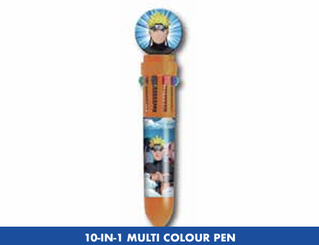NARUTO - 10 Colors Multi Colour Pen