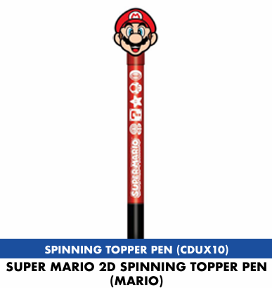 SUPER MARIO - Mario - 2D Spinning Topper Pen