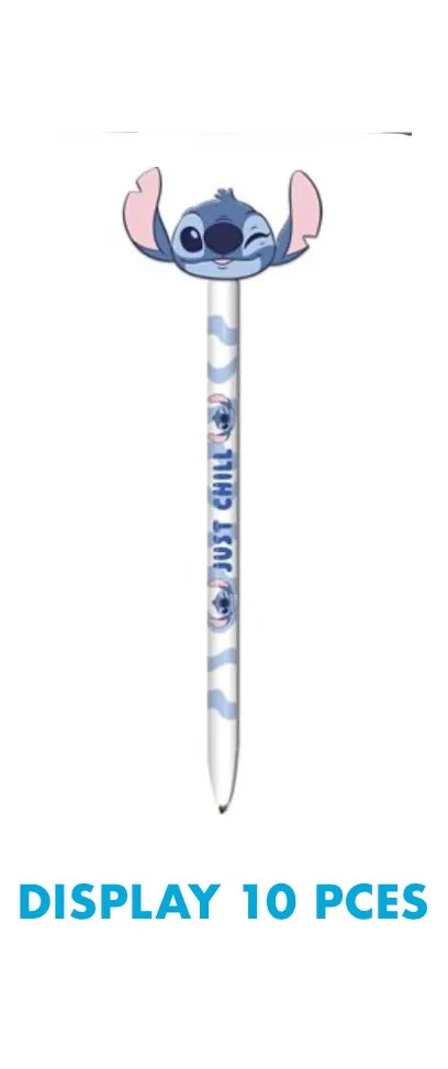 LILO & STITCH - Pencil & Topper Display (10 Pens)