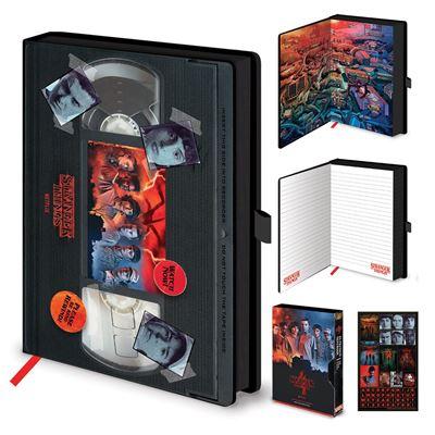 STRANGER THINGS - Season 4 VHS - Notebook A5 Premium