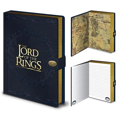 LORD OF THE RINGS - Map - Notebook A5 Premium