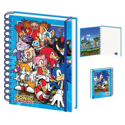 SONIC - Green Hill Zone Gang - A5 Wiro Notebook