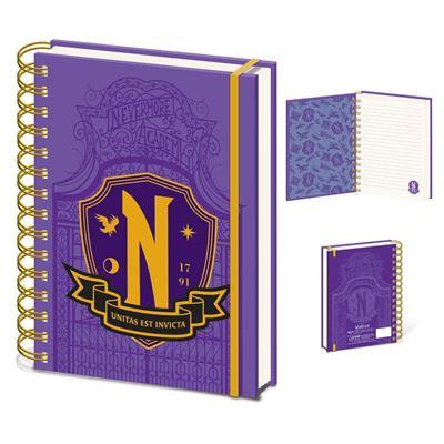 WEDNESDAY - Nevermore Shield - A5 Wiro Notebook