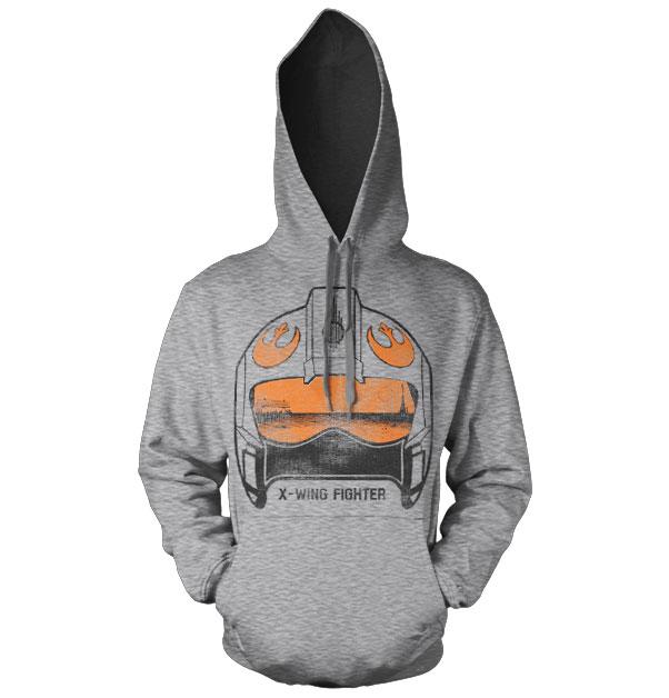 STAR WARS - Sweatshirt X-Wing Fighter Helmet - H.Grey (S)