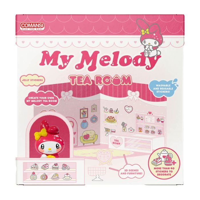 HELLO KITTY - Melody 6cm Sticker House Tea Room