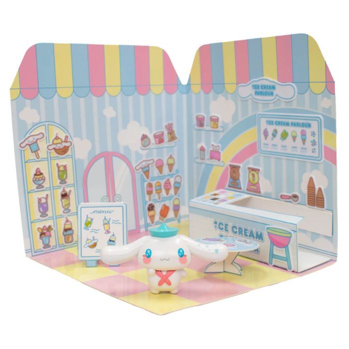 HELLO KITTY - Cinnamoroll 6cm Sticker House Ice Cream Parlour