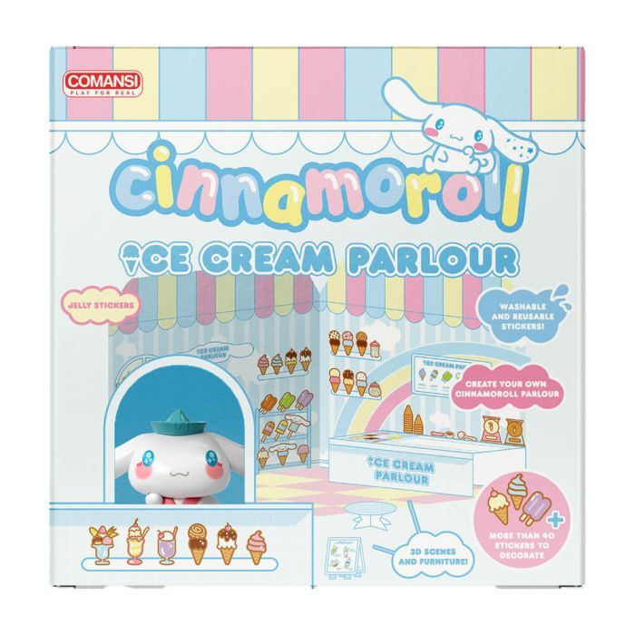 HELLO KITTY - Cinnamoroll 6cm Sticker House Ice Cream Parlour