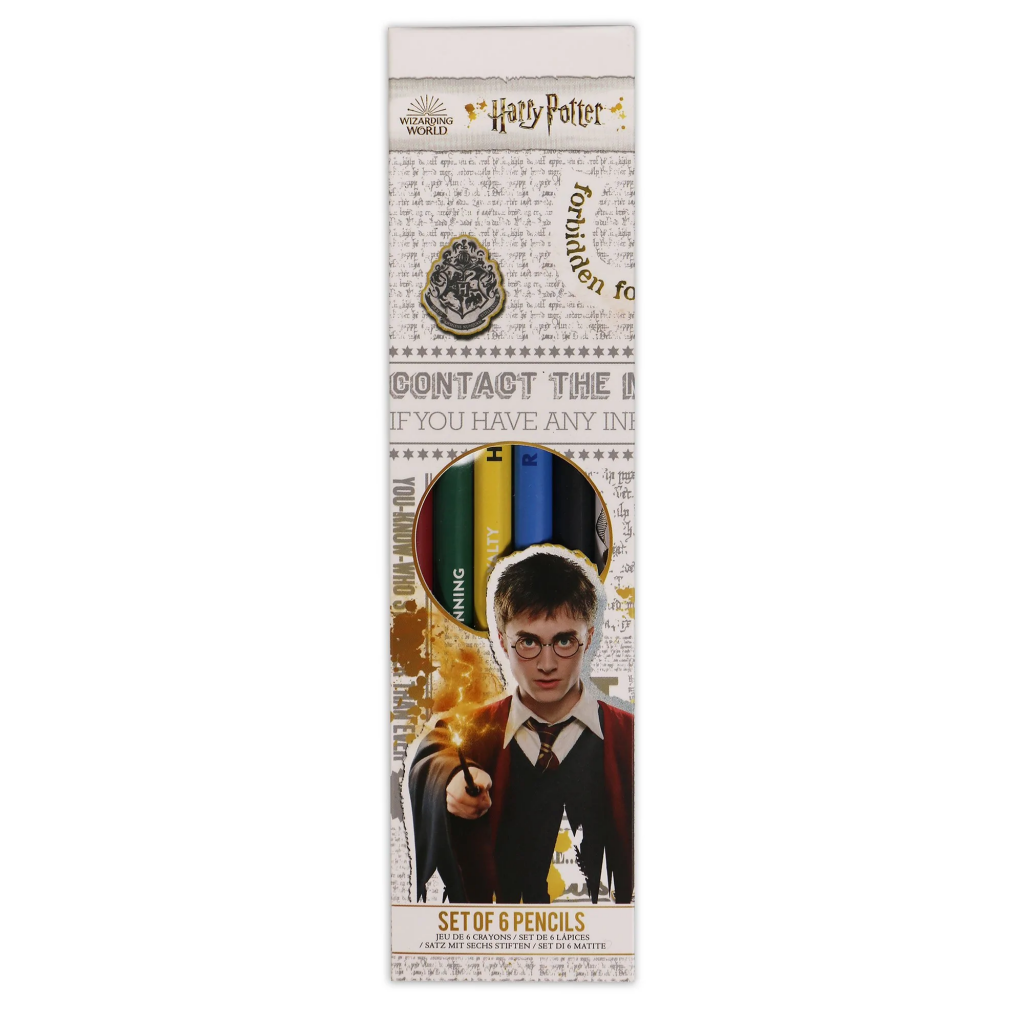 HARRY POTTER - House Pride - 6 Pencils Set