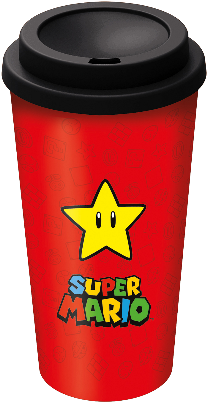 SUPER MARIO BROSS - Travel Coffee Tumbler - Large Size 17,5oz