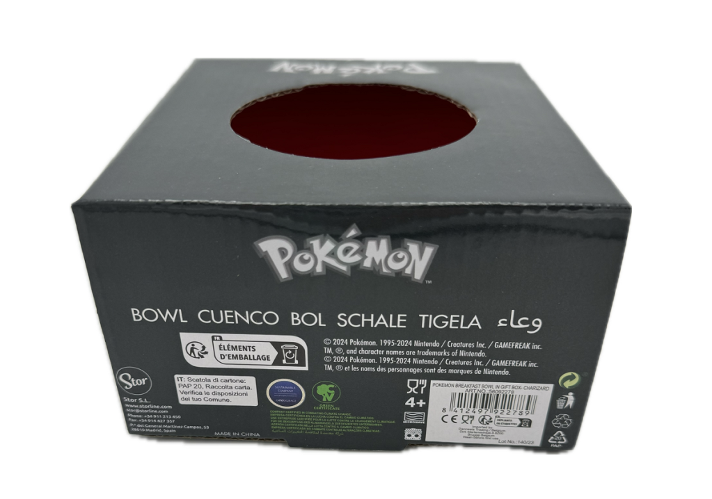 POKEMON - Charizard - Ceramic Bowl in Gift Box - 600ml