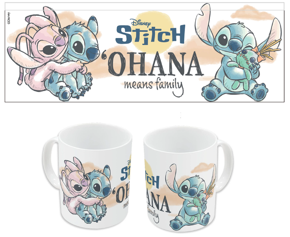 STITCH & ANGEL - Ohana - Ceramic Mug 11oz