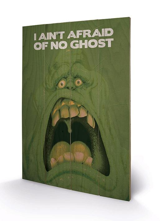 GHOSTBUSTERS - Impression sur Bois 40X59 - Slimer