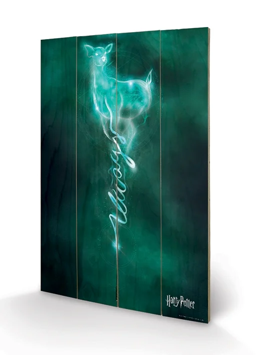 HARRY POTTER - Wood Print 40X59 - Doe Patronus