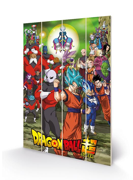 DRAGON BALL Z - Tournament of Power - Wood Print 40X59