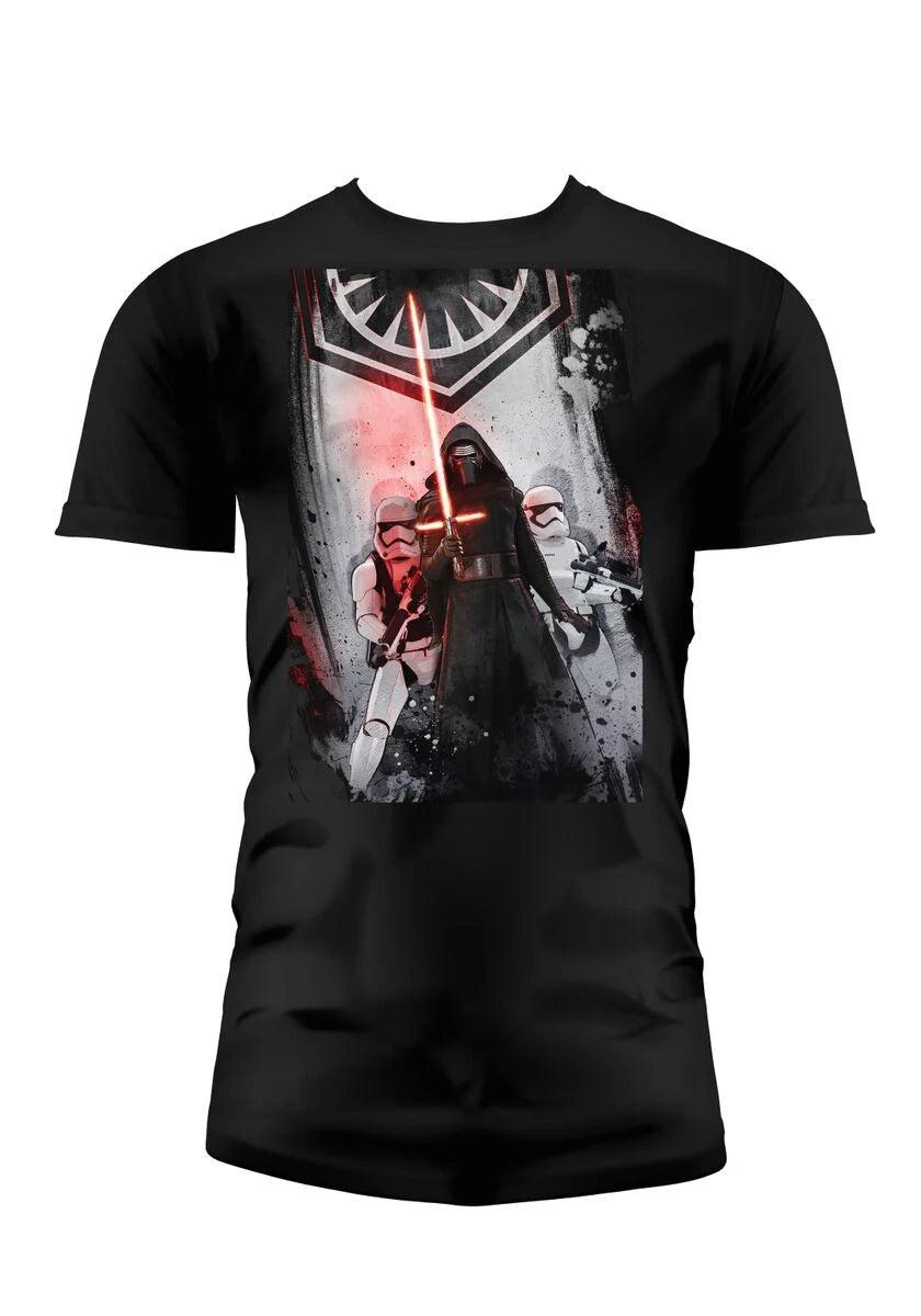 STAR WARS 7 - T-Shirt First Order - Schwarz (XL)