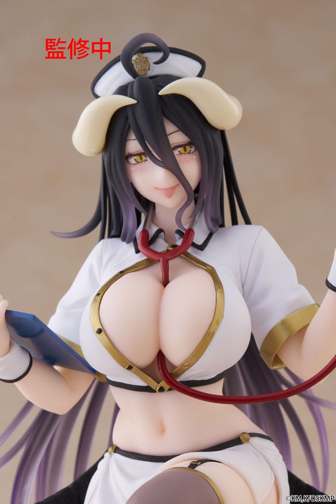 OVERLORD - Albedo "Nurse" - Statue Desktop Cute 13cm