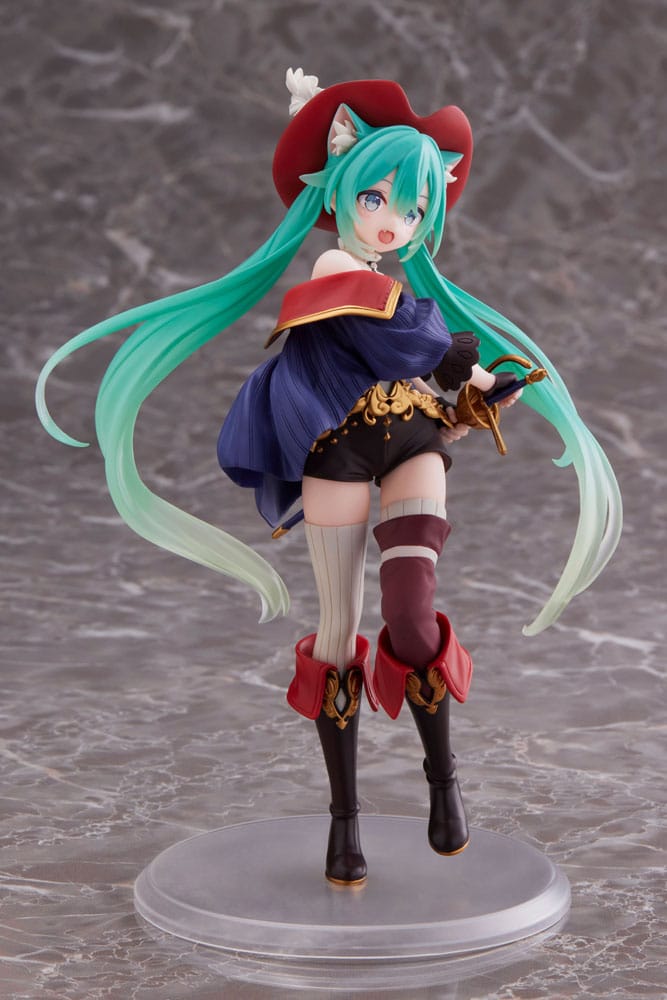 HATSUNE MIKU - Miku "Puss in Boots" - Statue Wonderland 18cm