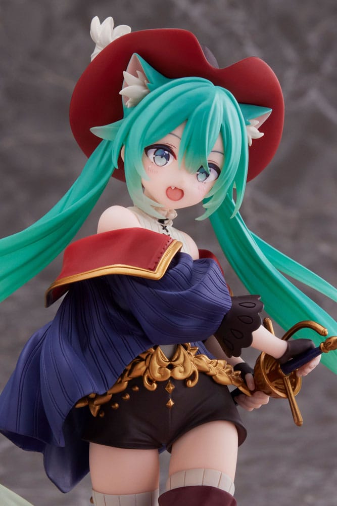 HATSUNE MIKU - Miku "Puss in Boots" - Statue Wonderland 18cm